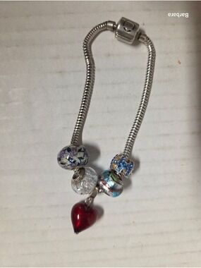 Kay Jewelers Persona 925 Sterling Silver Charm Bracelet